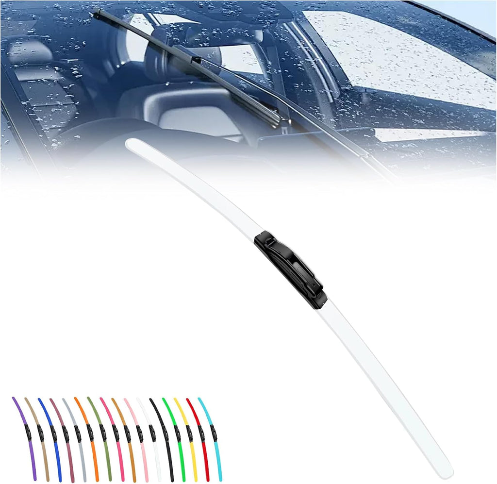 2025 New Colorful Boneless Silent Windshield Wipers ,All Season Automotive Replacement Windshield Wipers Front Windshield Windshield Blade Window Wipers for Car - Velosole2025 New Colorful Boneless Silent Windshield Wipers ,All Season Automotive Replacement Windshield Wipers Front Windshield Windshield Blade Window Wipers for Carcar - accessories