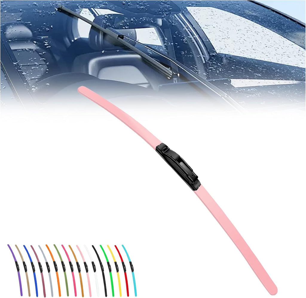 2025 New Colorful Boneless Silent Windshield Wipers ,All Season Automotive Replacement Windshield Wipers Front Windshield Windshield Blade Window Wipers for Car - Velosole2025 New Colorful Boneless Silent Windshield Wipers ,All Season Automotive Replacement Windshield Wipers Front Windshield Windshield Blade Window Wipers for Carcar - accessories
