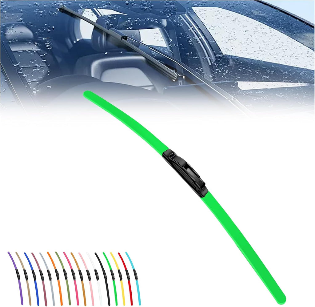 2025 New Colorful Boneless Silent Windshield Wipers ,All Season Automotive Replacement Windshield Wipers Front Windshield Windshield Blade Window Wipers for Car - Velosole2025 New Colorful Boneless Silent Windshield Wipers ,All Season Automotive Replacement Windshield Wipers Front Windshield Windshield Blade Window Wipers for Carcar - accessories
