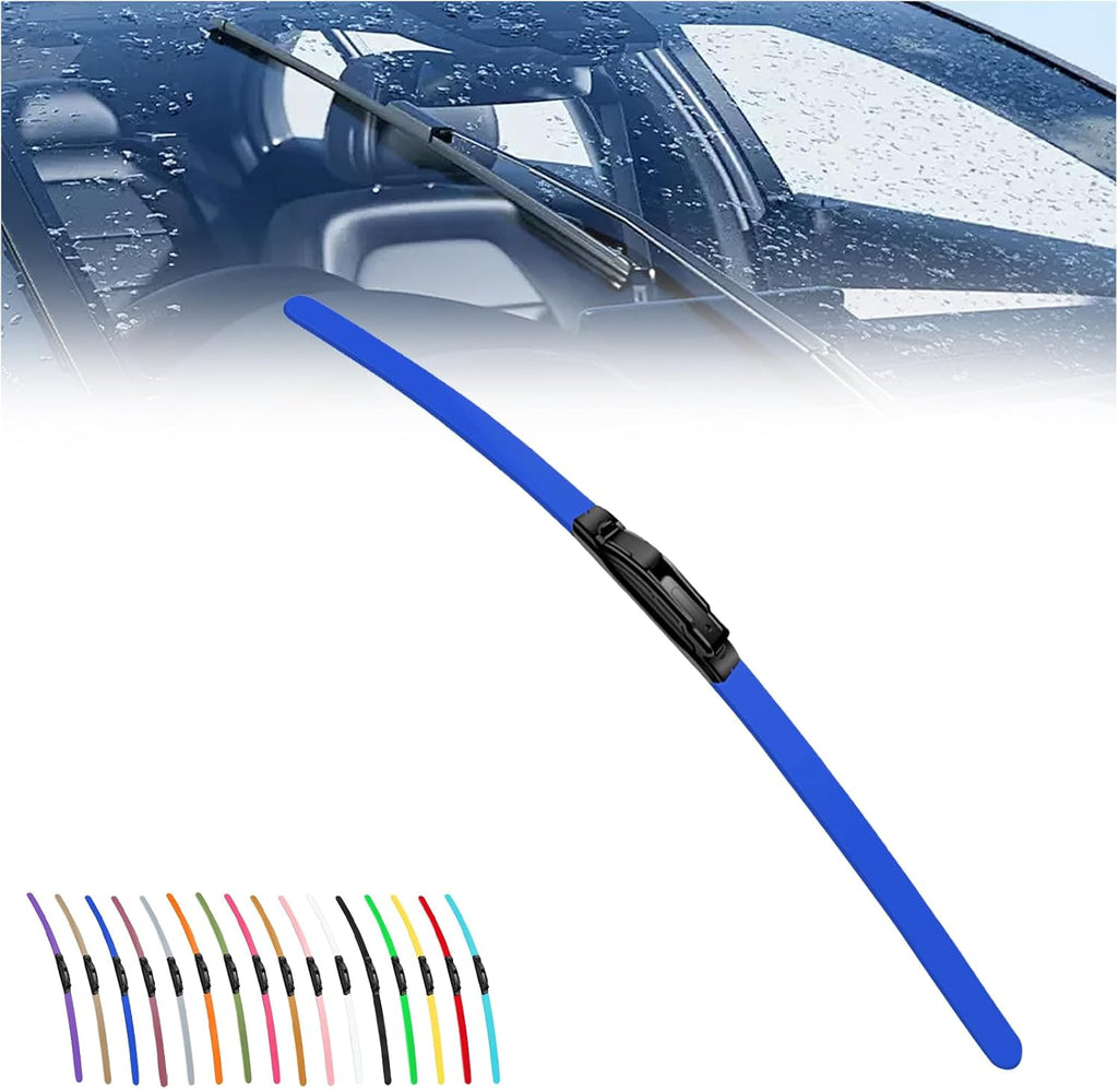 2025 New Colorful Boneless Silent Windshield Wipers ,All Season Automotive Replacement Windshield Wipers Front Windshield Windshield Blade Window Wipers for Car - Velosole2025 New Colorful Boneless Silent Windshield Wipers ,All Season Automotive Replacement Windshield Wipers Front Windshield Windshield Blade Window Wipers for Carcar - accessories