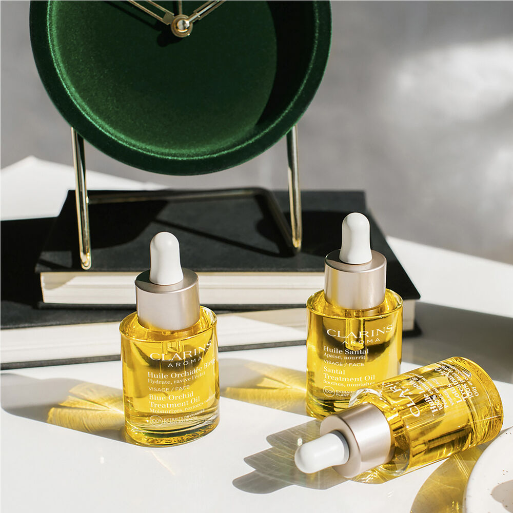 Blue Orchid Hydrating Face Treatment Oil for Dry Skin