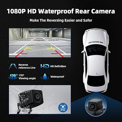 9.36 - Inch Portable Dash Recorder Car Navigation Hd Reversing Image Wireless Carplay - Velosole9.36 - Inch Portable Dash Recorder Car Navigation Hd Reversing Image Wireless Carplaycar - accessories