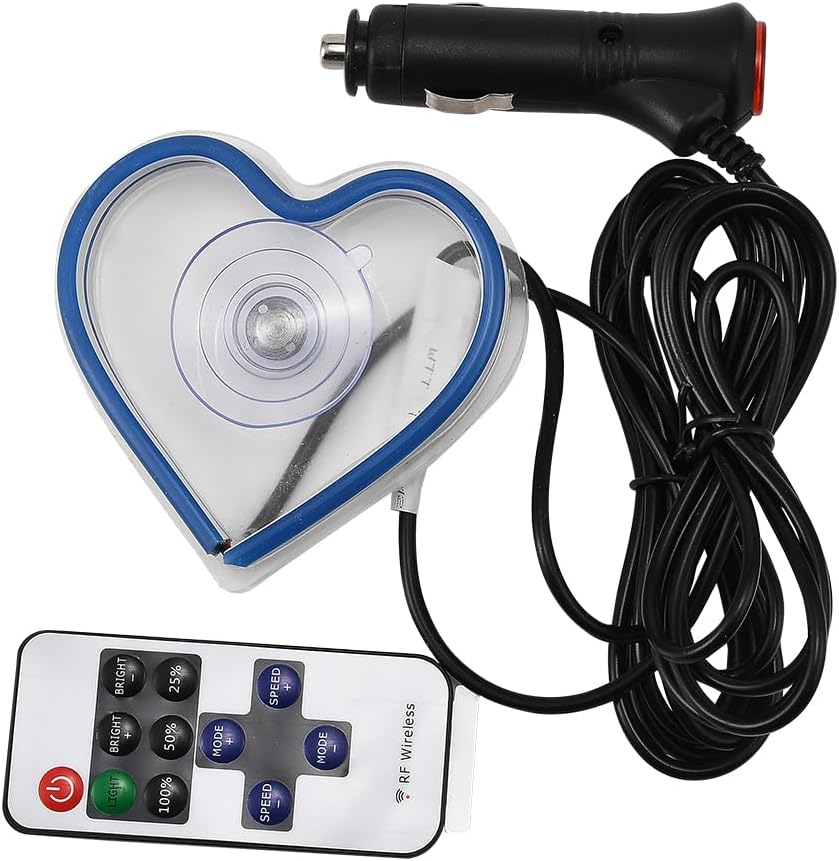 Car LED ambient light, triangular window light (blue heart pattern) - VelosoleCar LED ambient light, triangular window light (blue heart pattern)car - accessories