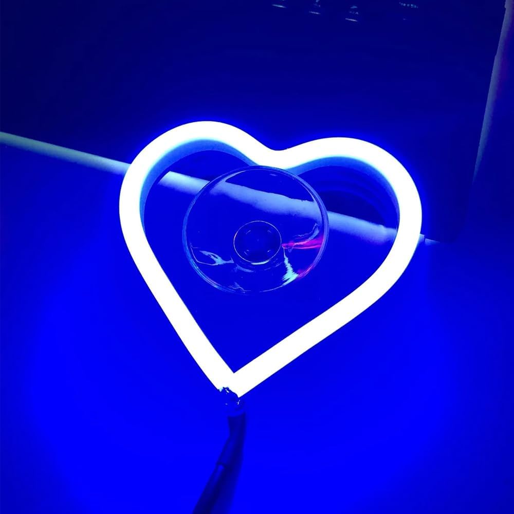 Car LED ambient light, triangular window light (blue heart pattern) - VelosoleCar LED ambient light, triangular window light (blue heart pattern)car - accessories