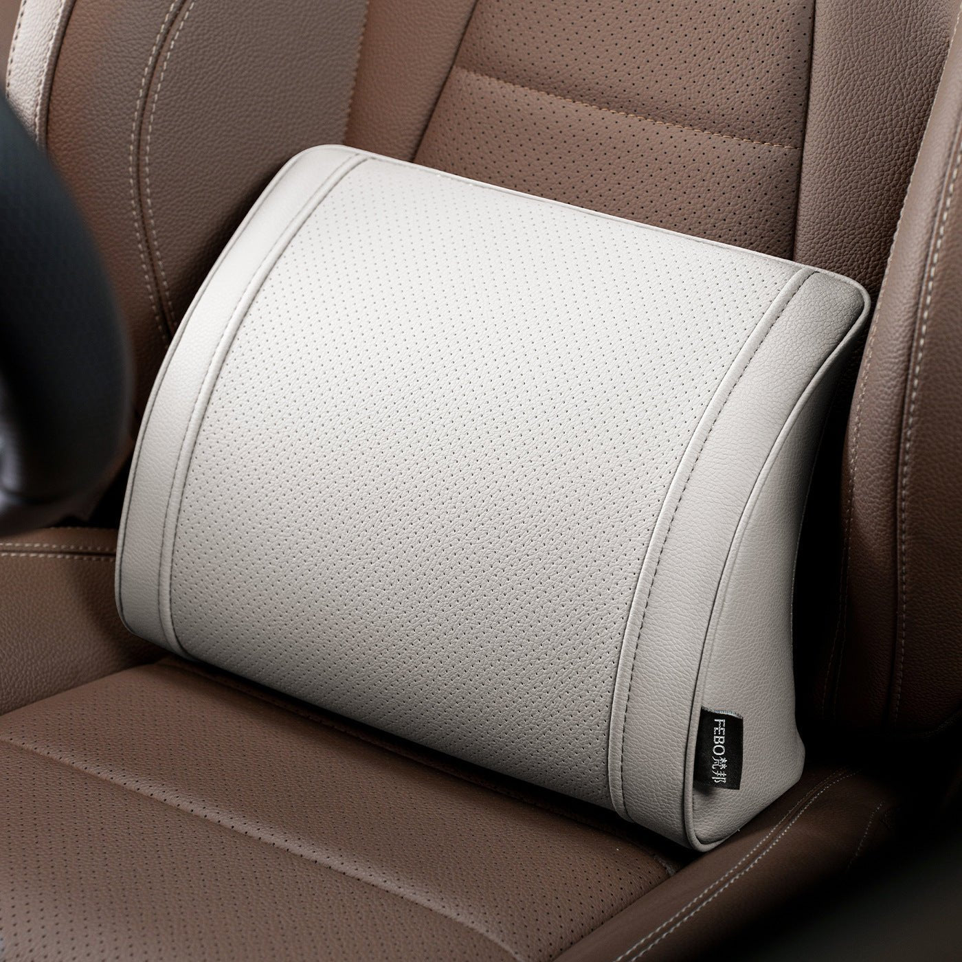 Luxury leather custom car headrest, car neck pillow, car seat lumbar cushion - VelosoleLuxury leather custom car headrest, car neck pillow, car seat lumbar cushioncar - accessories