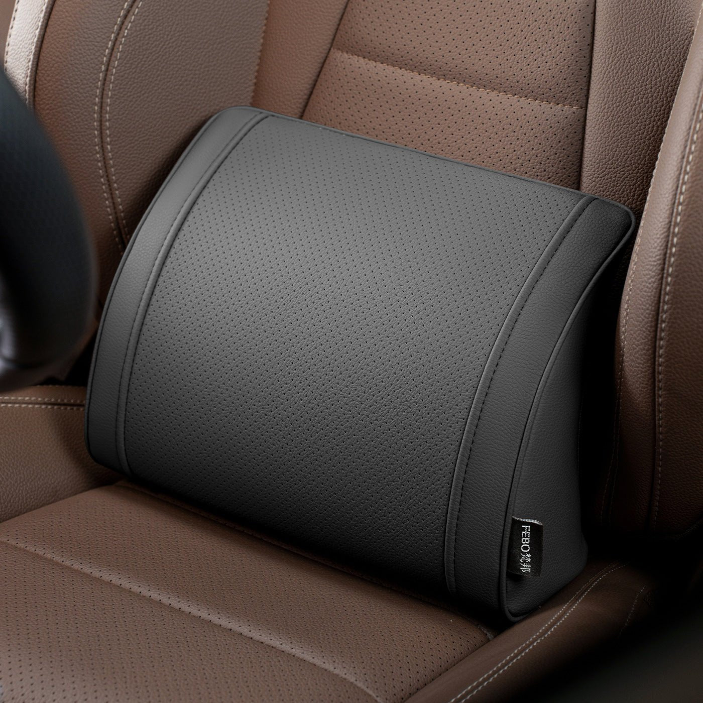 Luxury leather custom car headrest, car neck pillow, car seat lumbar cushion - VelosoleLuxury leather custom car headrest, car neck pillow, car seat lumbar cushioncar - accessories