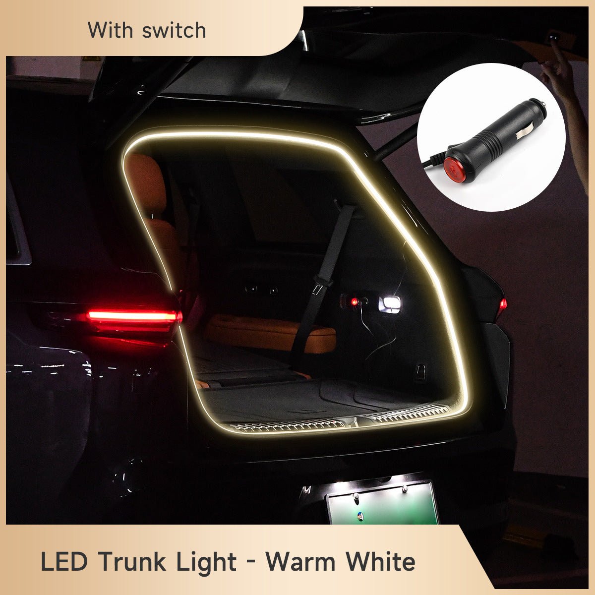 Magnetic Absorption Automatic Induction Trunk Light - VelosoleMagnetic Absorption Automatic Induction Trunk Lightcar - accessories
