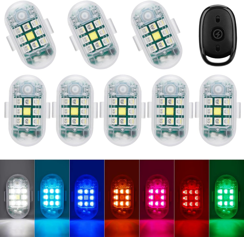Wireless Remote Control Anti - Collision LED Strobe Light Kit - VelosoleWireless Remote Control Anti - Collision LED Strobe Light Kitcar - accessories